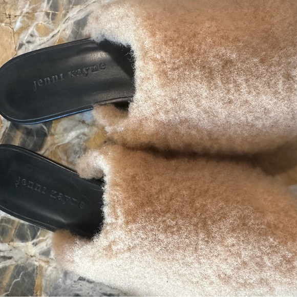 Jenni Kayne Shoes - Jenni Kayne Tan Shearling Slides